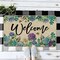 Spring Summer Hydrangea Doormat Outdoor Rug Purple Blue Flower Floral Front Welcome Decorative Door Mat Anti-Slip Rubber for Seasonal Kitchen Entrance Indoor Floor Decoration 17 x 29 Inch